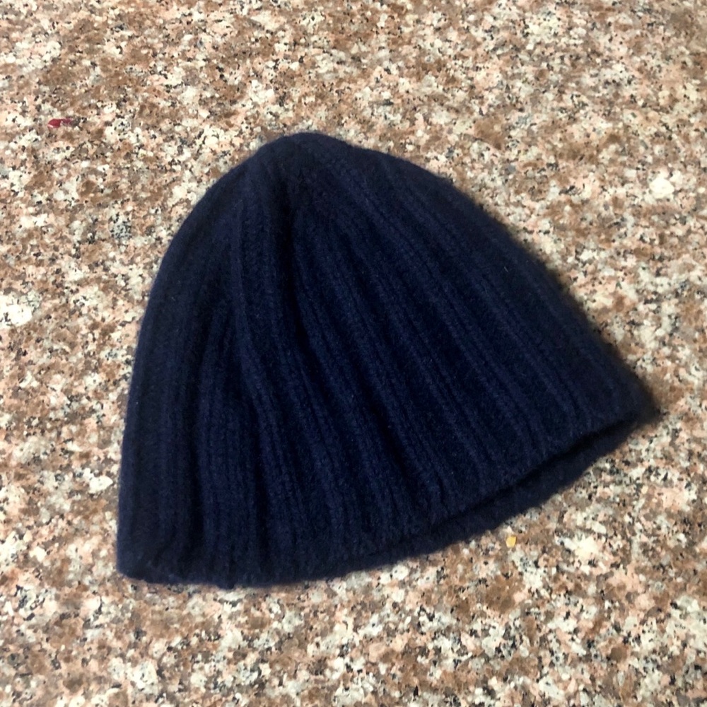 Ben Adler Scotland Navy Blue Wool Knit Hat